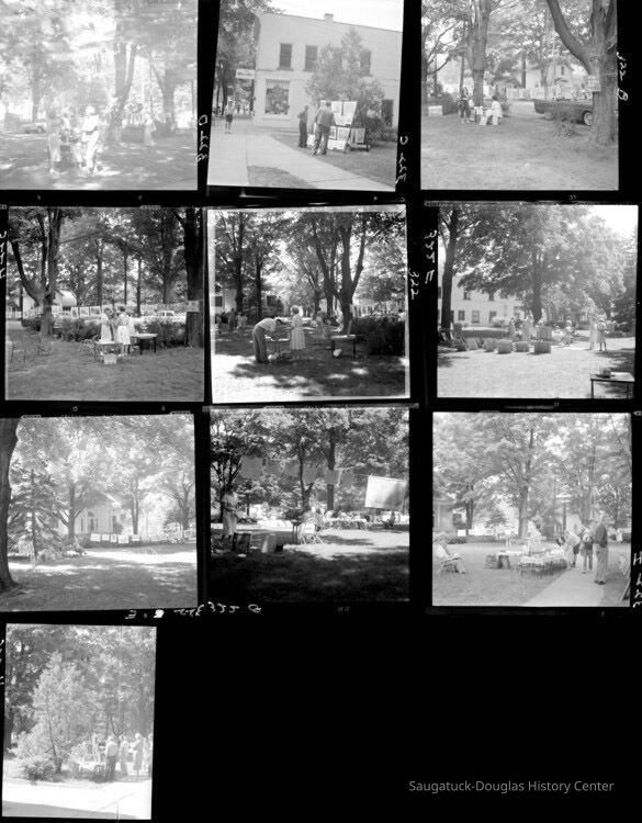 Art show on the Saugatuck Village Square 1960