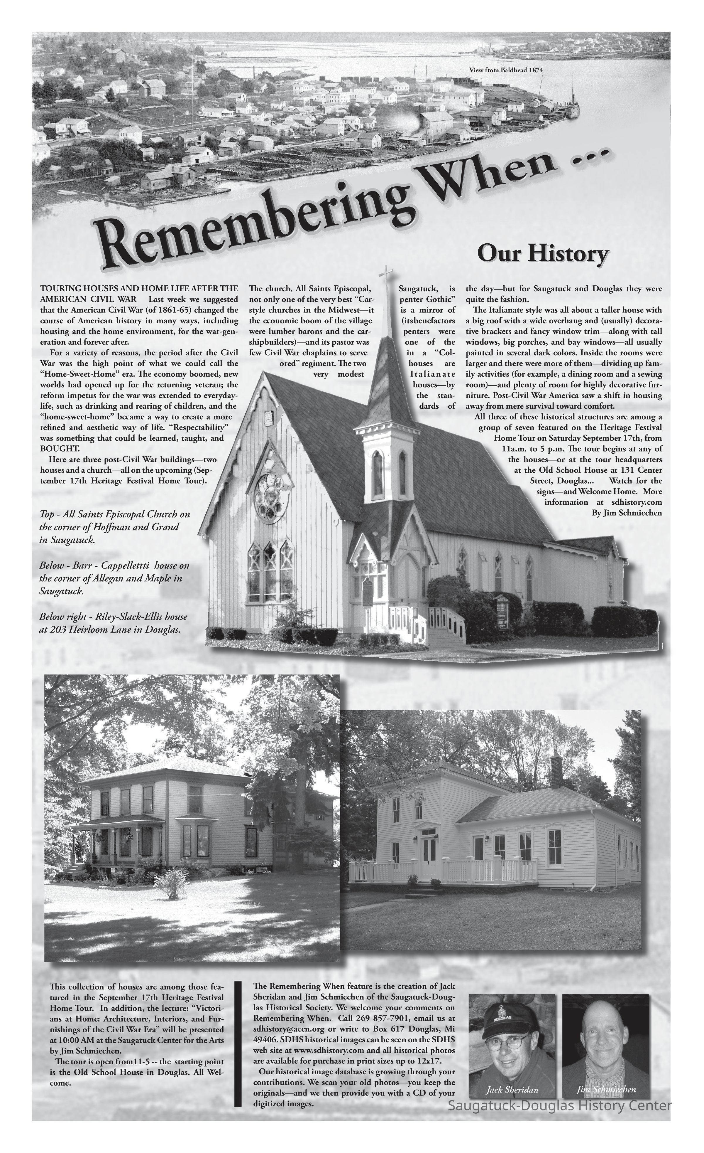          Post Civil War Homes and All Saints Church picture number 1
   