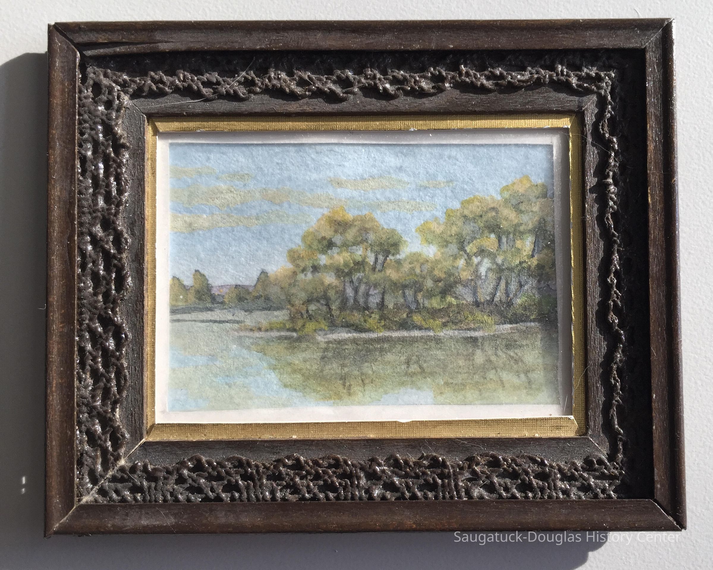 Miniature watercolor landscape picture number 1