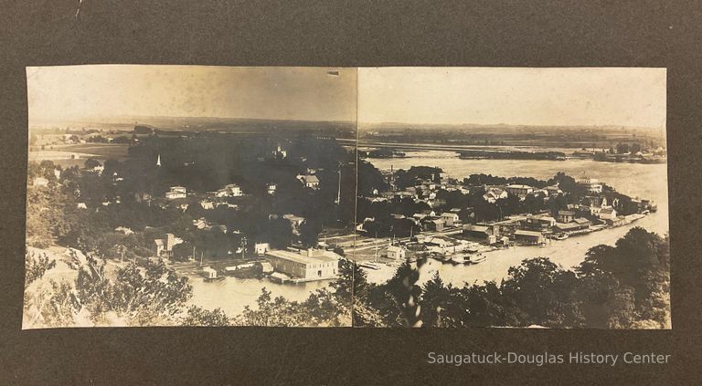          Saugatuck Village from Mt. Baldhead picture number 1
   