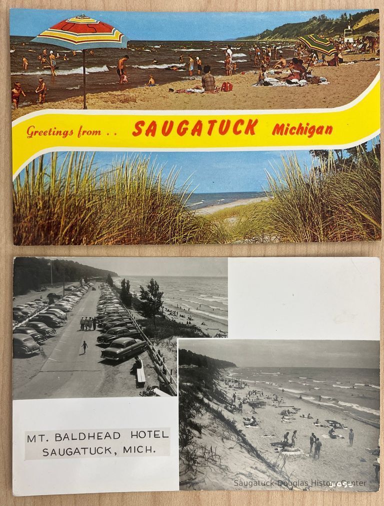          Linen postcards of Saugatuck picture number 1
   