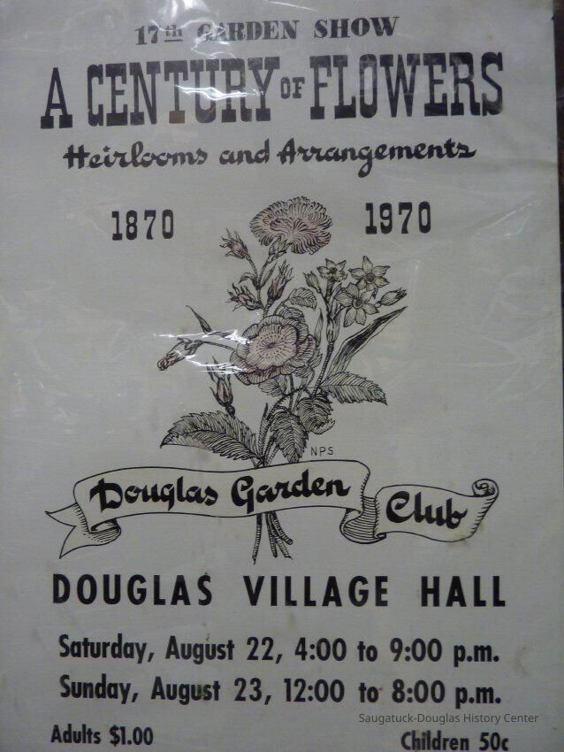 Garden Club poster 1970; Origsize: 5.75