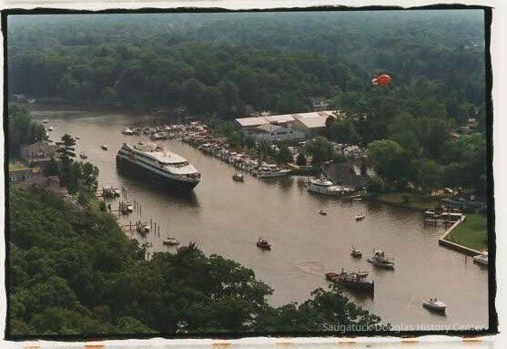 LaLevant Ship in Kalamazoo River; Origsize: 6