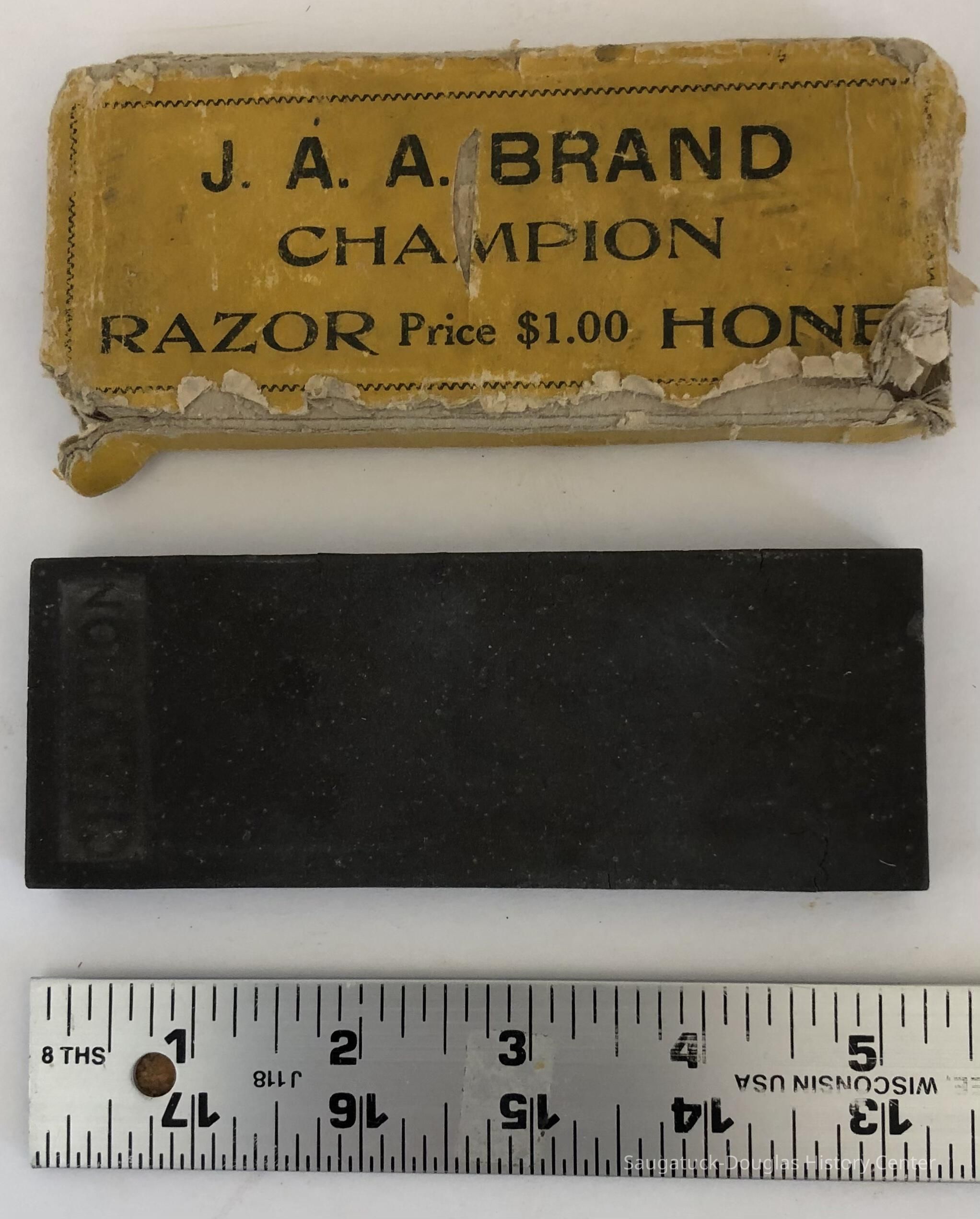 Razor gone with cardboard sleeve