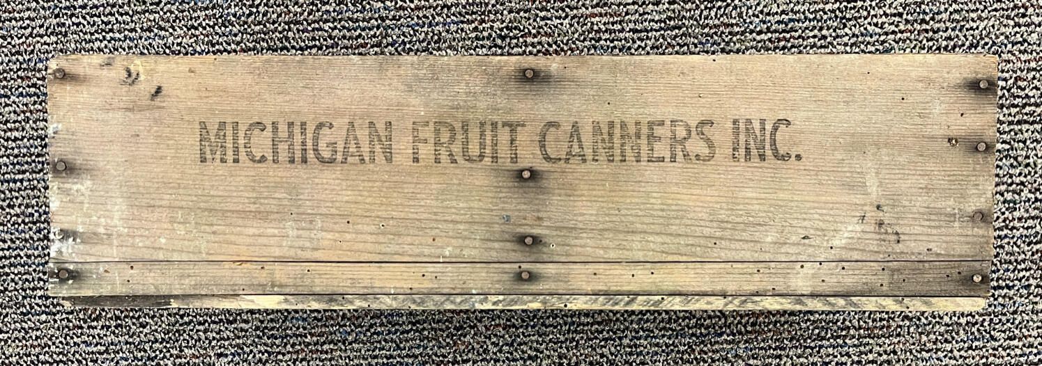 Michigan Fruit Canners Inc. crate picture number 1