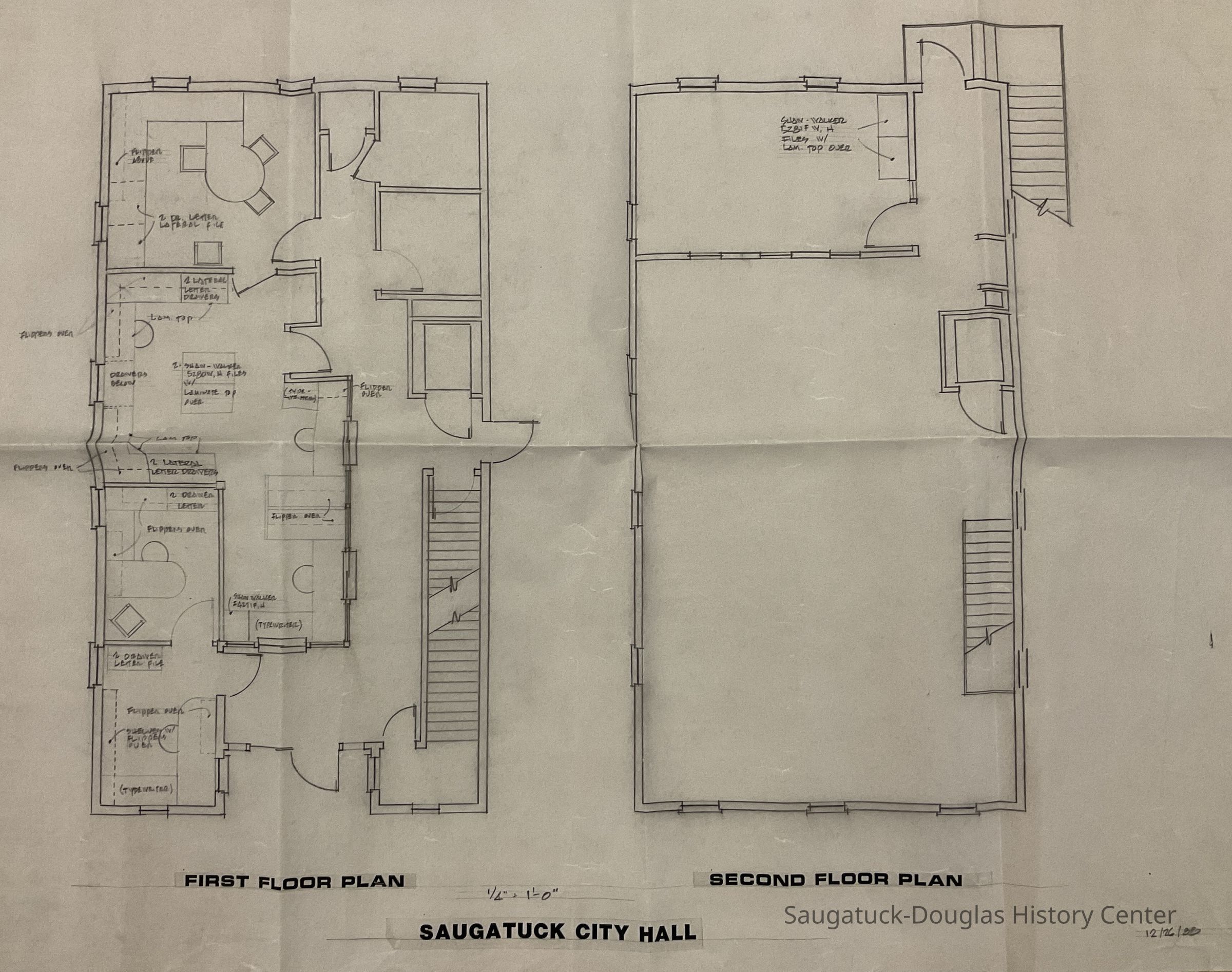 Saugatuck City Hall Floor plans picture number 1