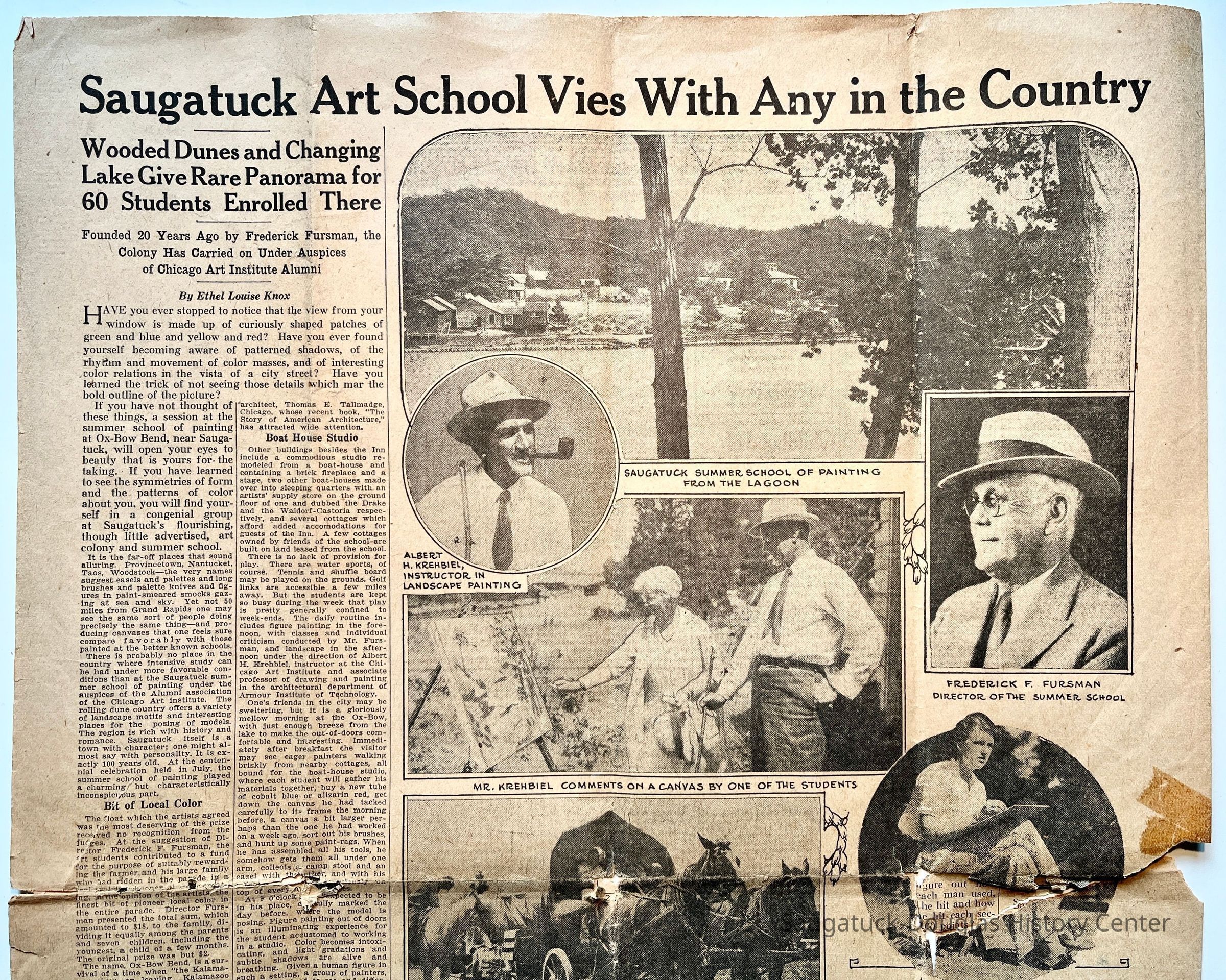          Saugatuck Art School Vies With Any in the Country picture number 1
   