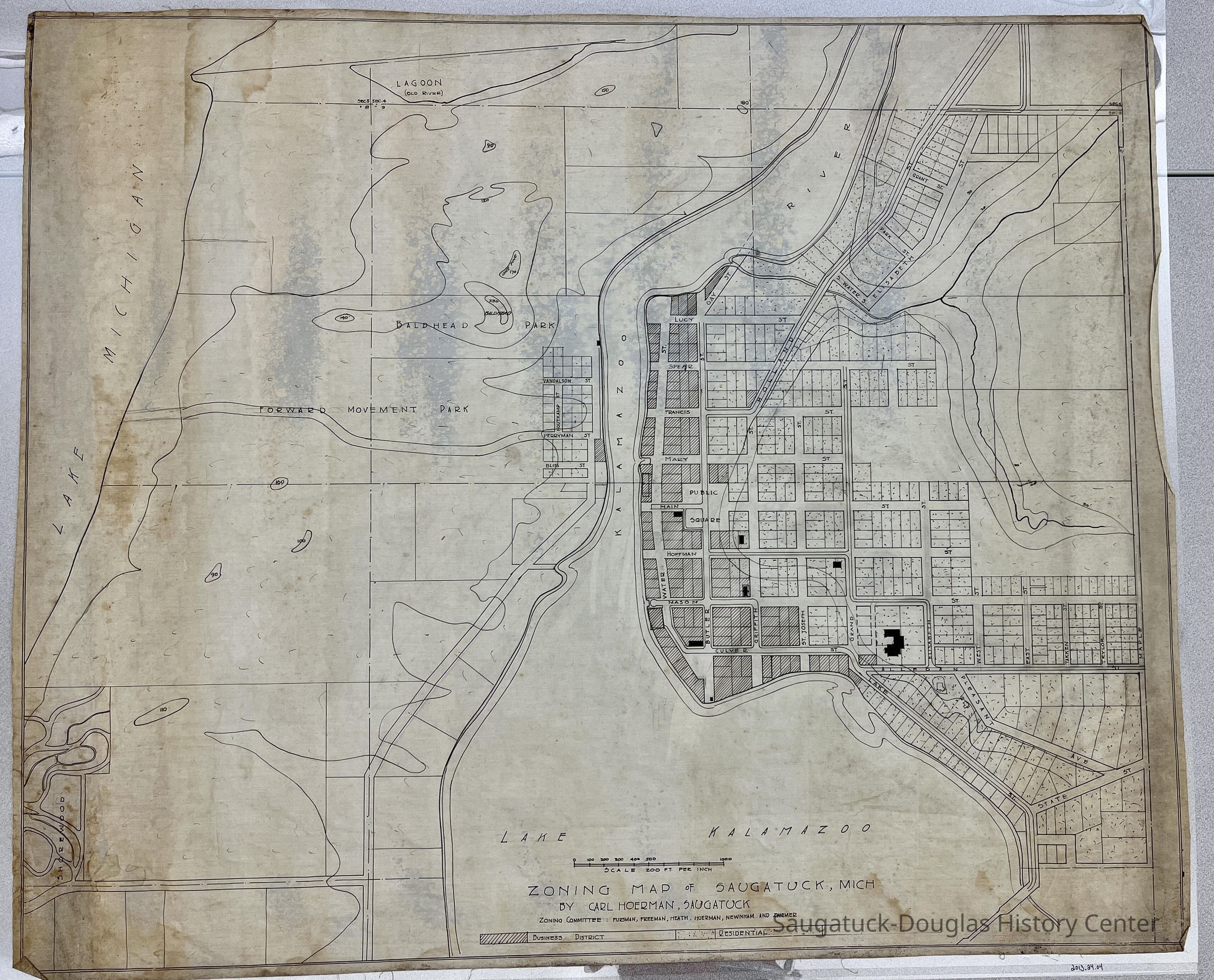 Zoning Map of Saugatuck-Douglas picture number 1