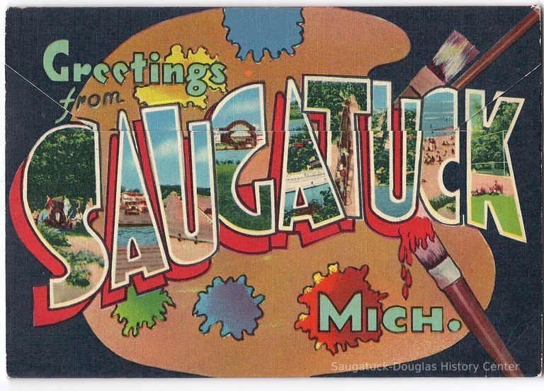          Saugatuck expanding Postcard
   