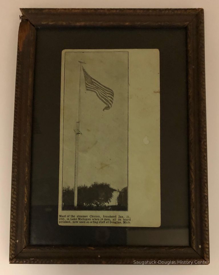          Photograph of Flagpole made from Chicora mast picture number 1
   