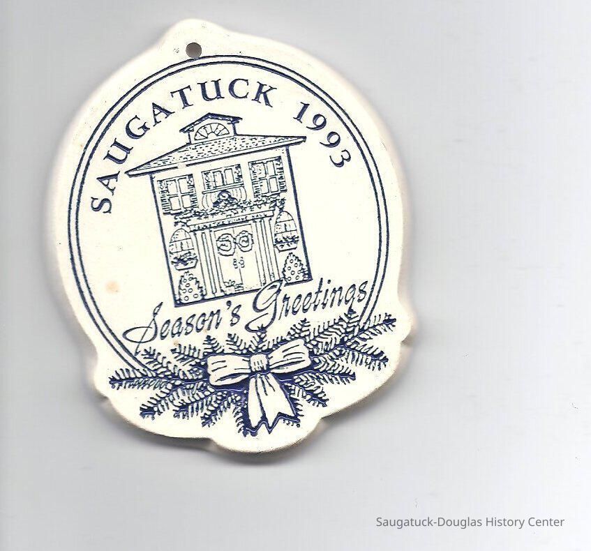         1993 Saugatuck Ornament; Origsize: 6.5 x 4.5