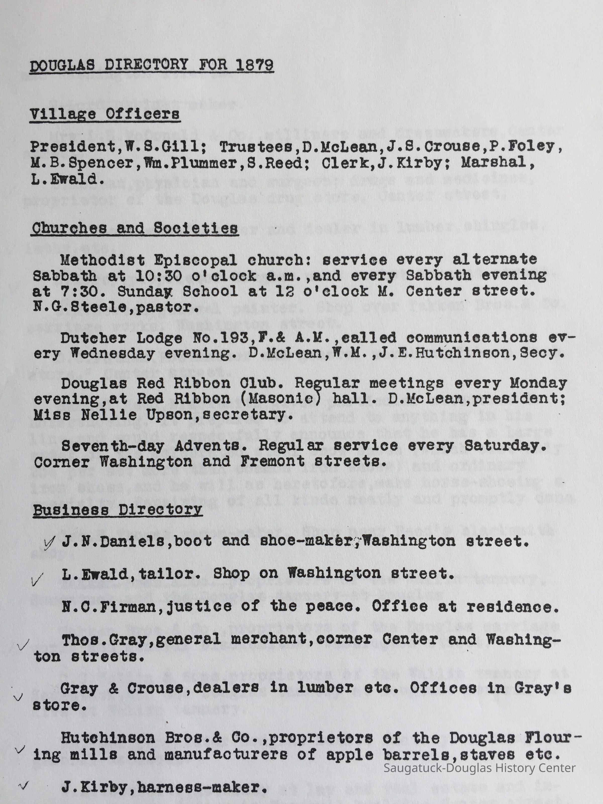 Douglas Directory 1879 picture number 1