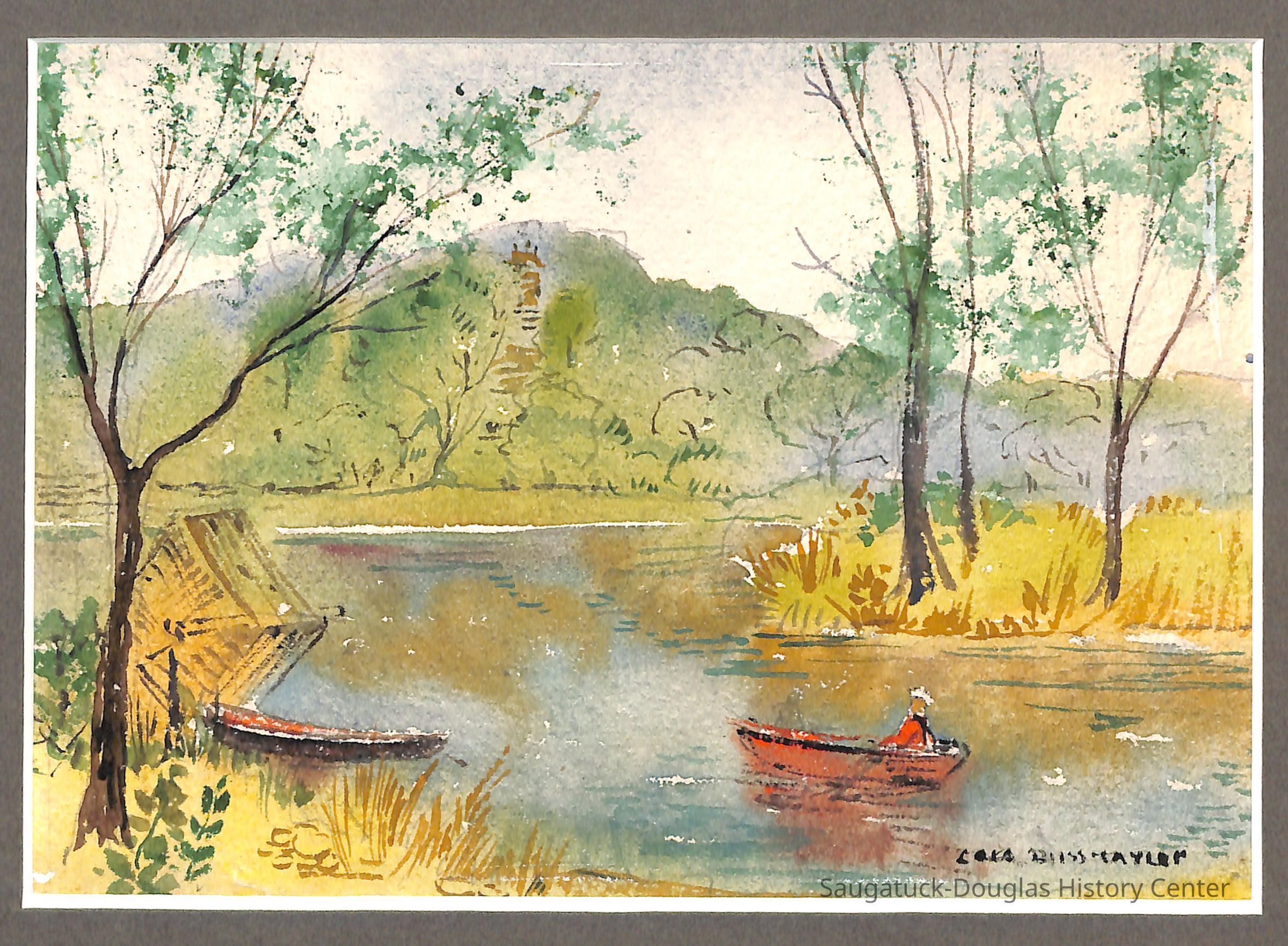 View of Kalamazoo River and Mt. Baldhead