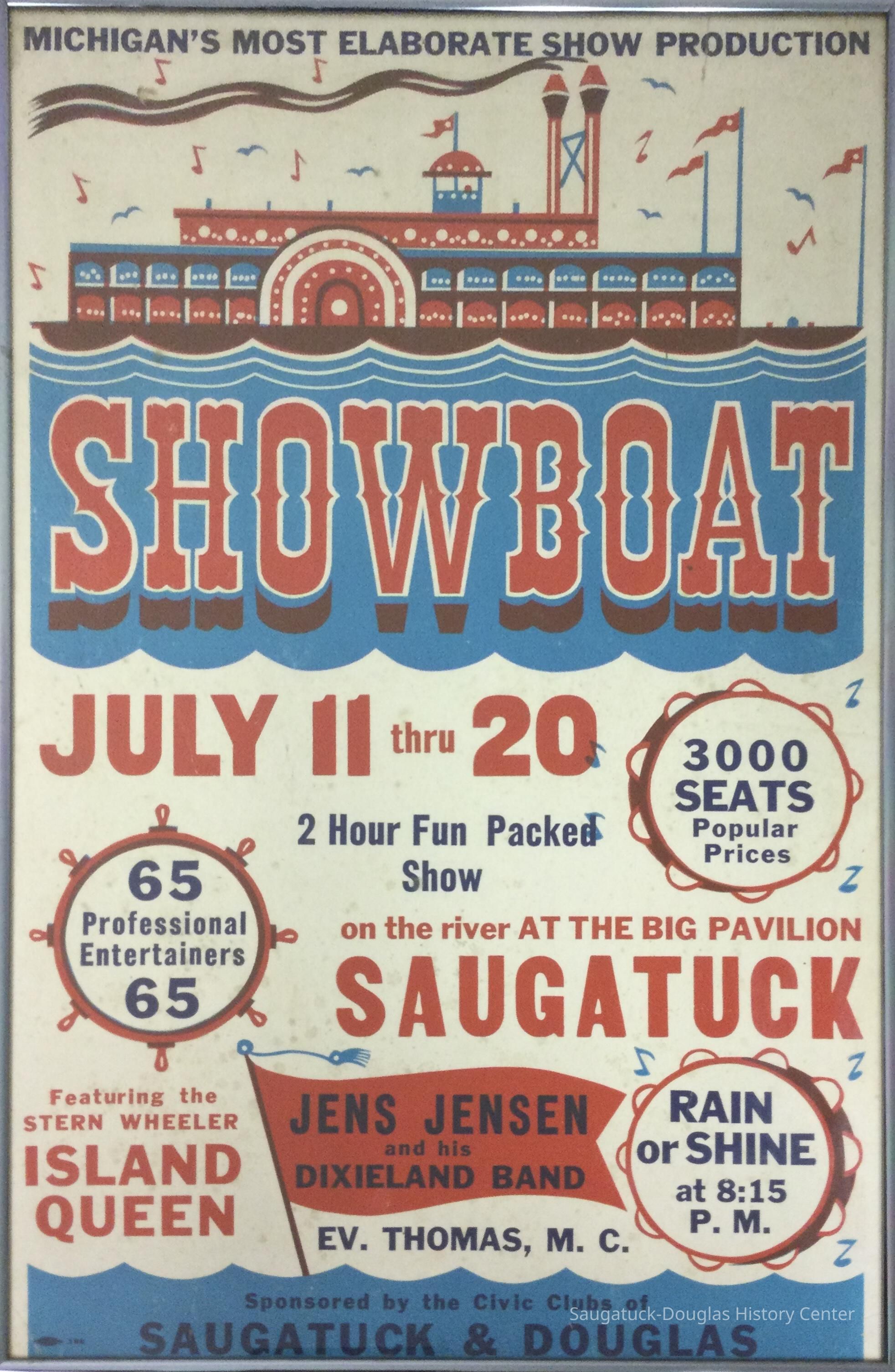 Showboat event poster