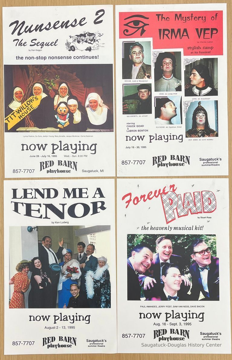          1995; Nunsense 2, The Mystery of Irma Vep, Lend me a Tenor, Forever Plaid
   