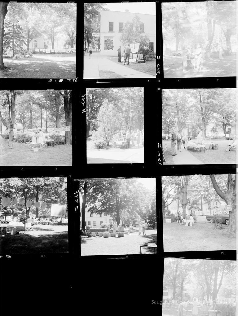 Art show on the Saugatuck Village Square 1960