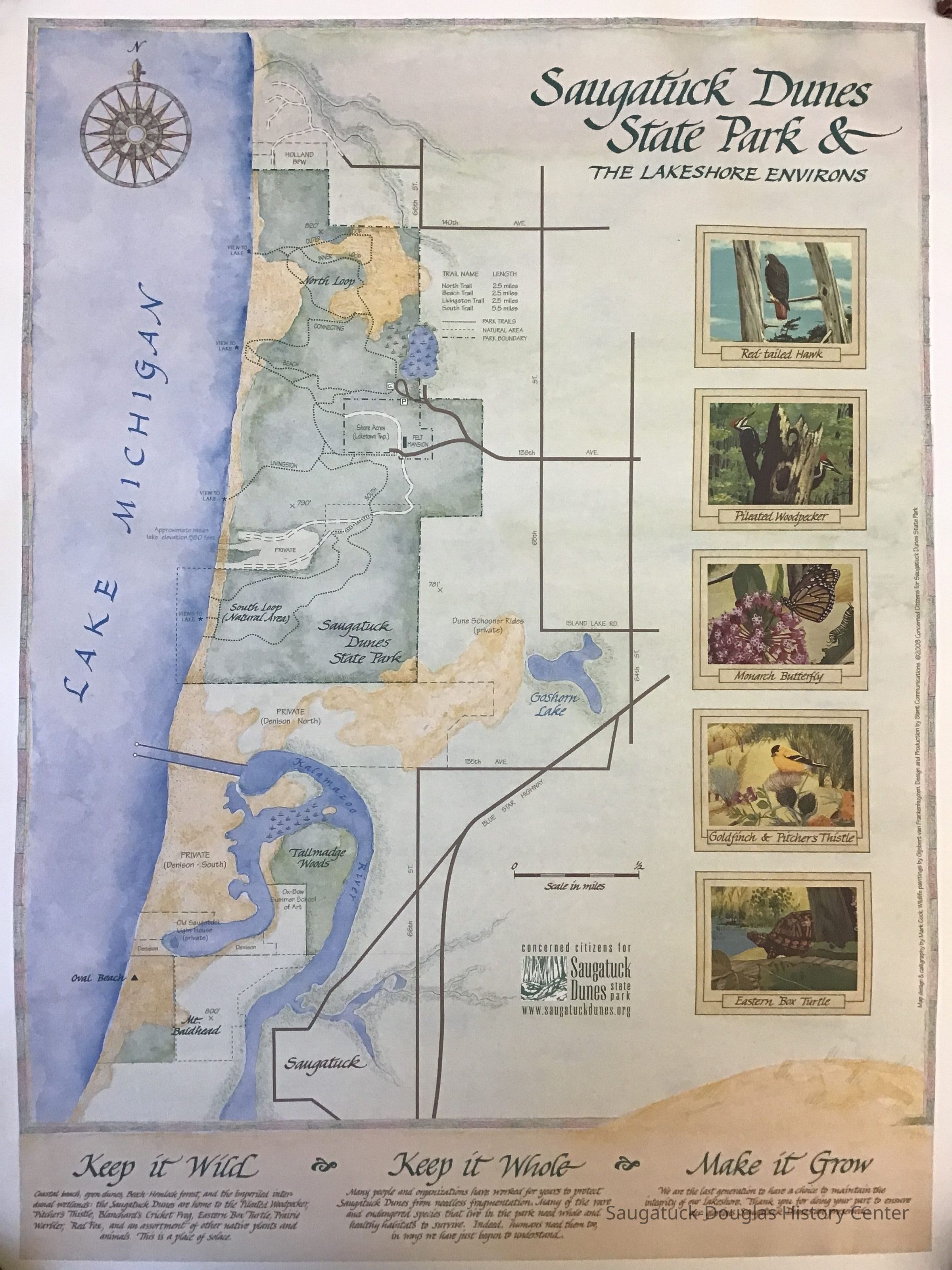 Saugatuck Dunes State Park Map picture number 1