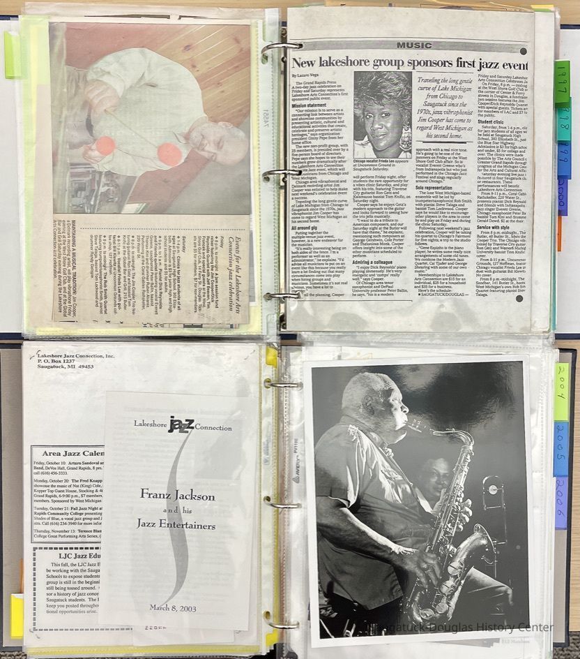 A peek inside the binders