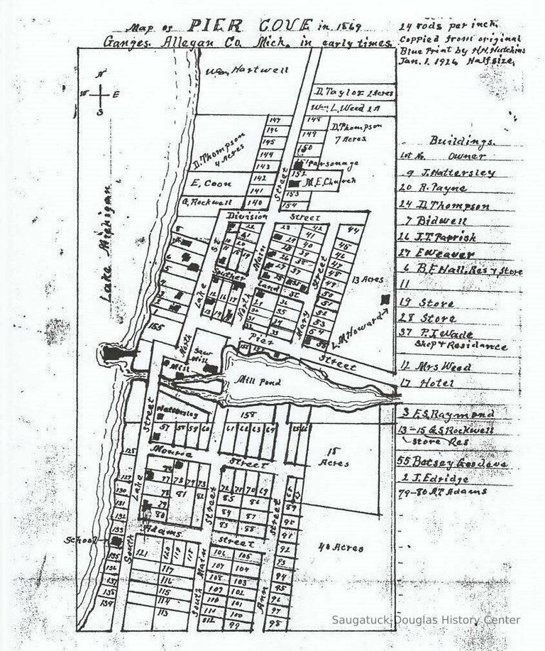          pier Cove Map 1869
   