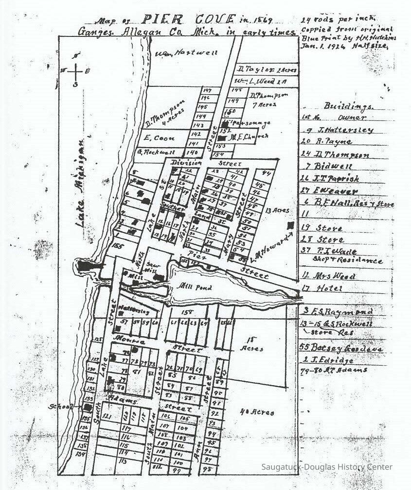 pier Cove Map 1869