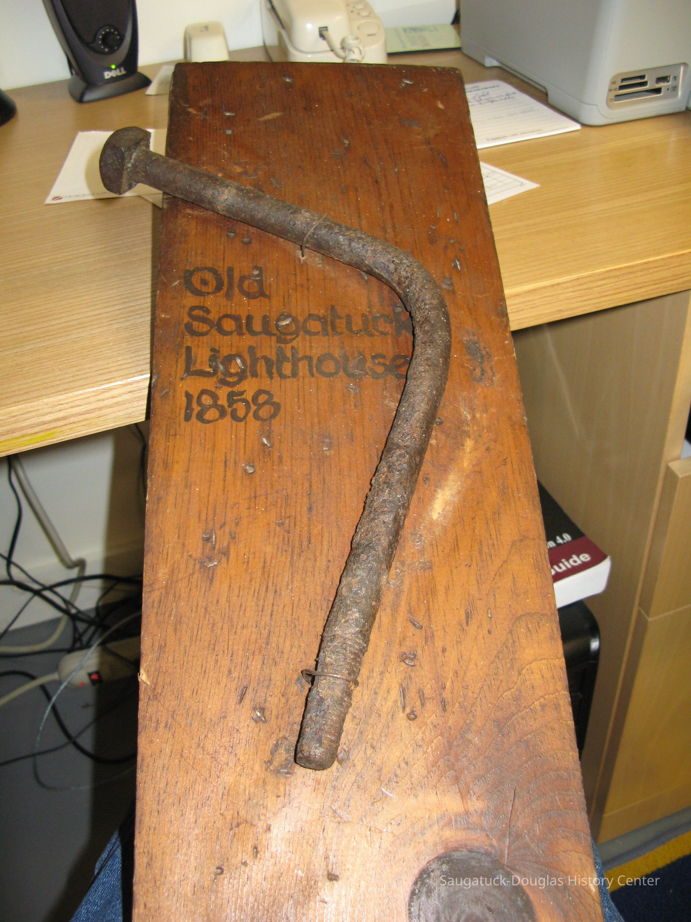 Large bolt from Saugatuck Lighthouse picture number 1