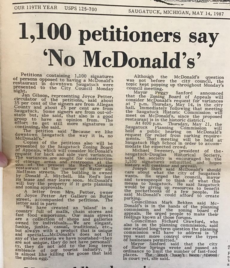 1,100 petitioners say no to McDonalds - Image 2