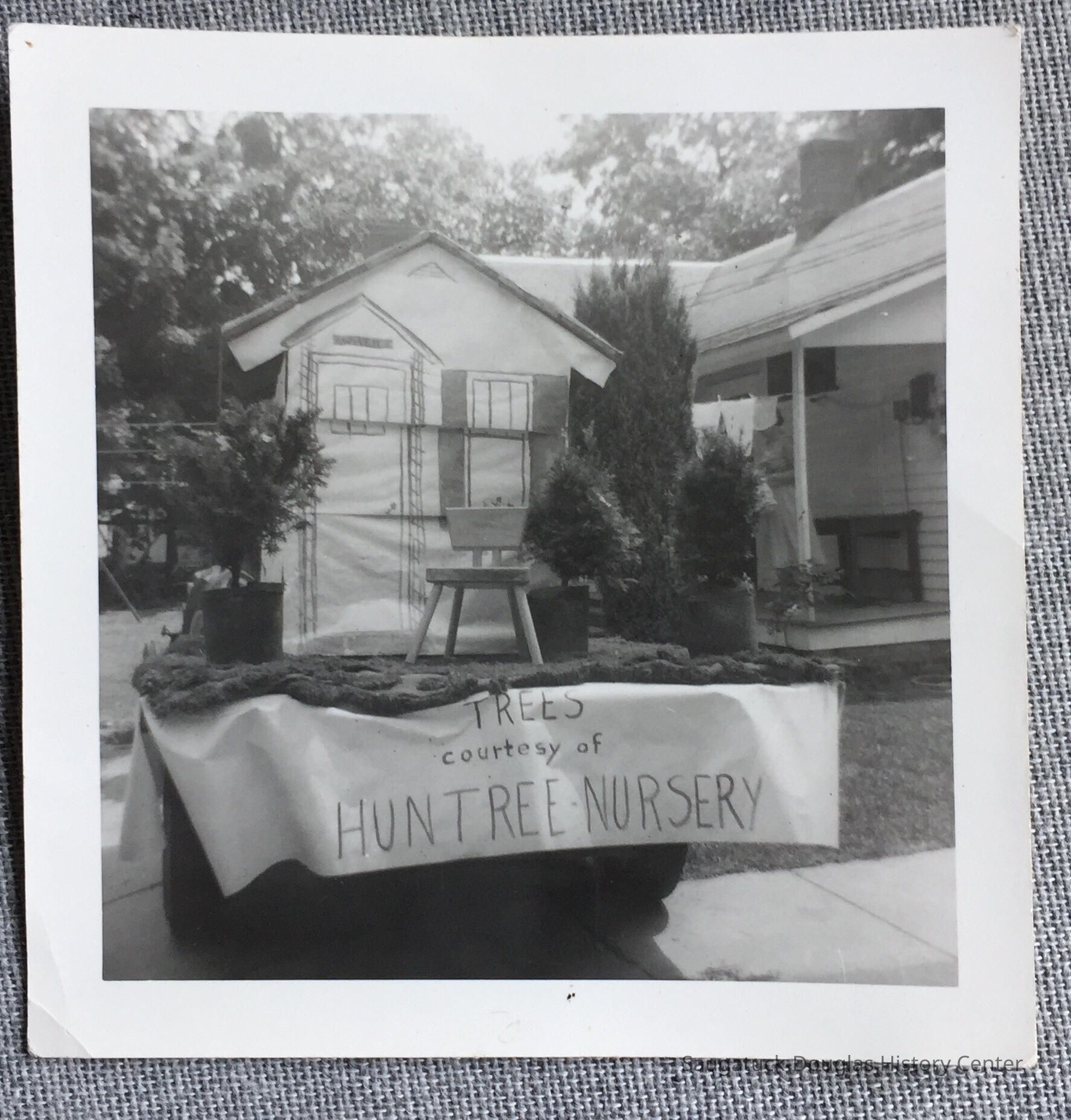 Bird Center Float for 1955 Old Saugatuck Week Parade picture number 1