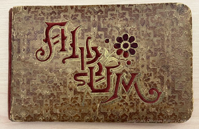          Ida Hish Album 1880s, photo, newspaper clipping, Snap-It notebook picture number 1
   