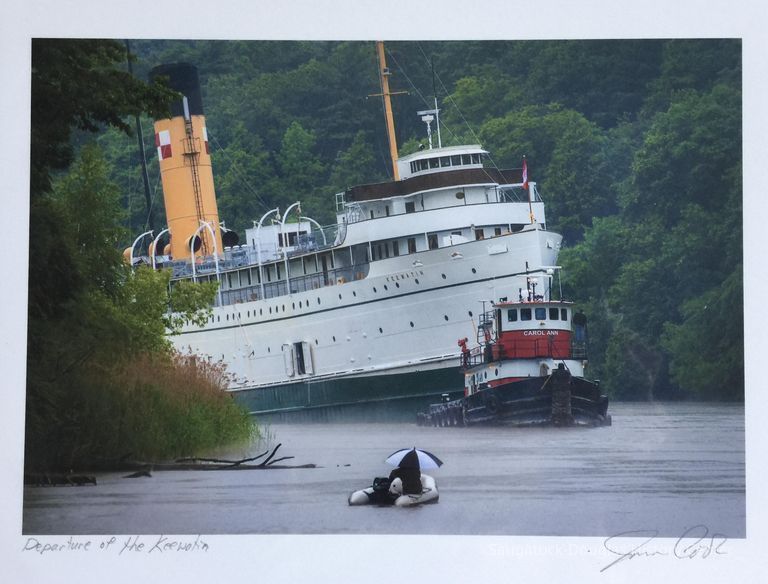          Departure of the Keewatin ©James Cook; The photographer James Cook holds the copyright for this image. This image may not be reproduced or copied.
   