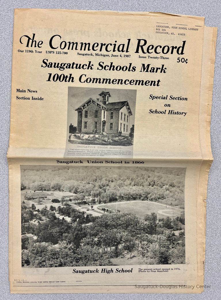          Saugatuck Schools Mark 100th Commencement, 1987 picture number 1
   