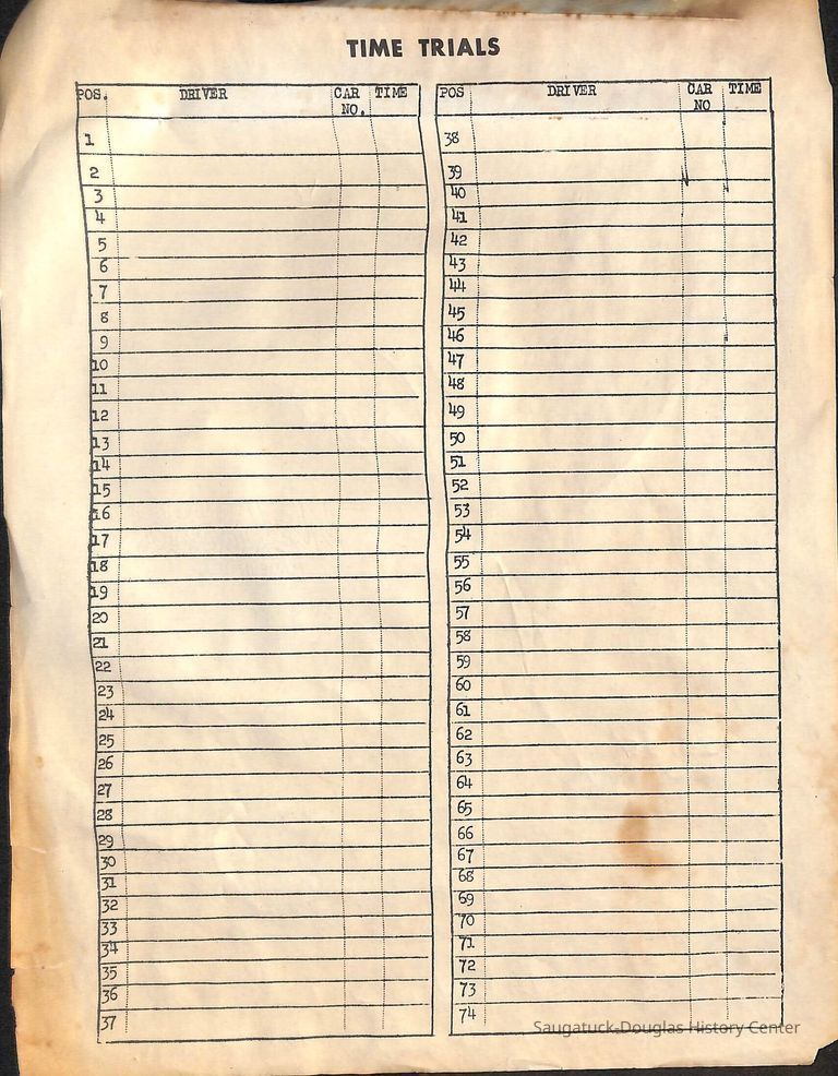 Airpark Speedway Clipboard and Schedules - Image 2