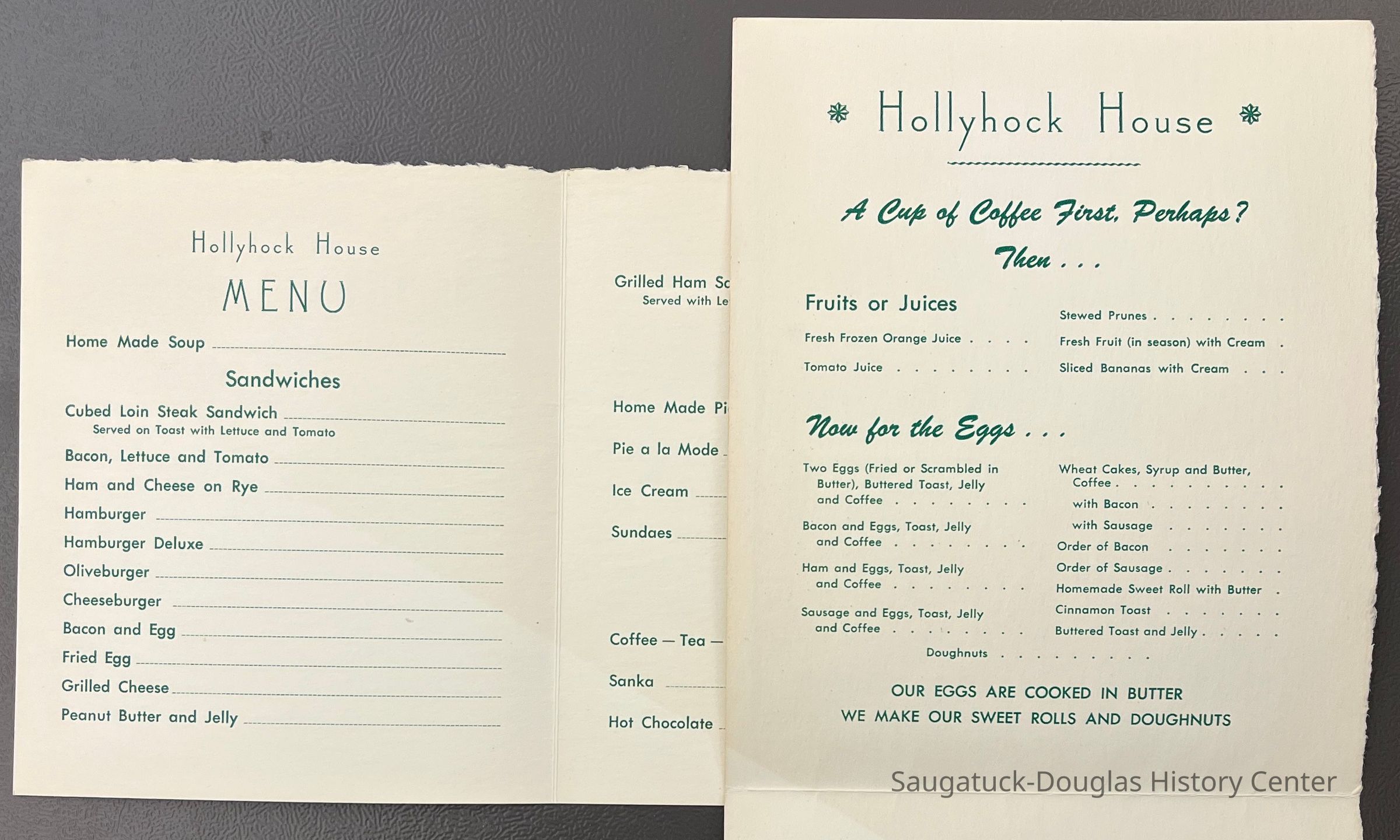 Hollyhock House Menu picture number 1