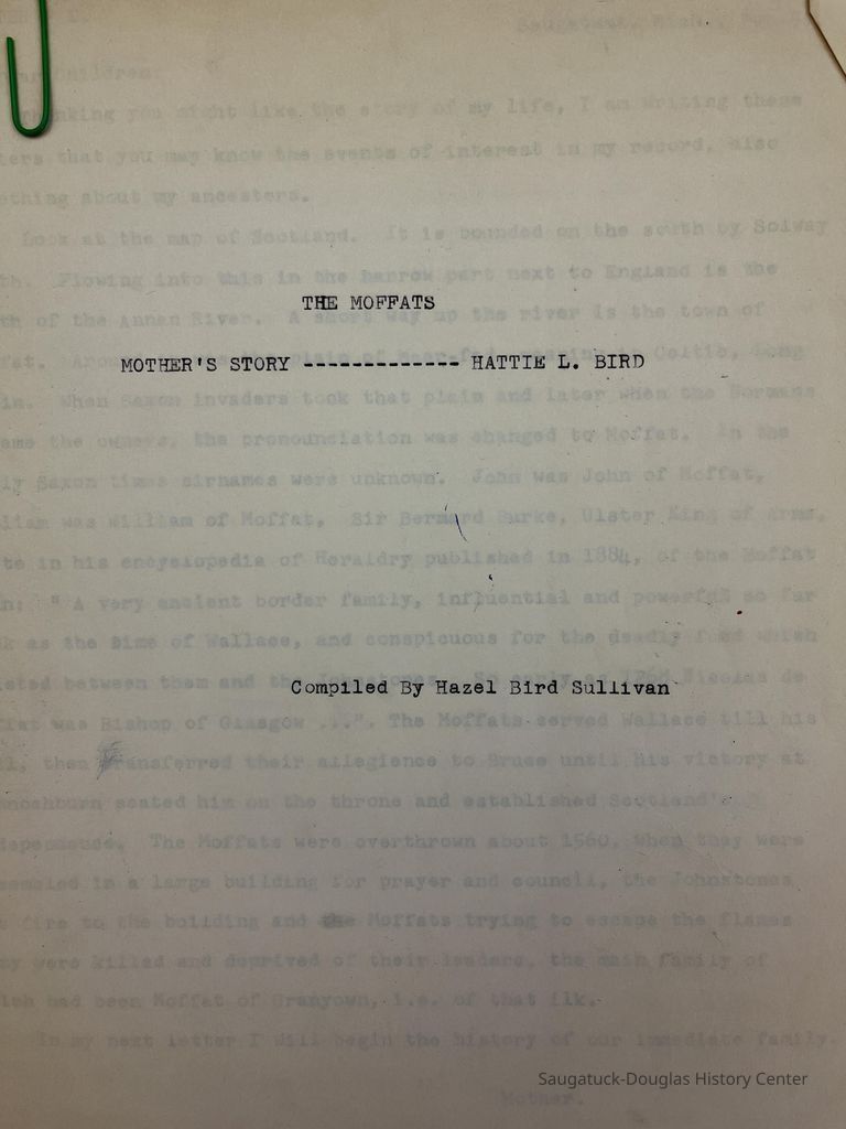          The Moffats - Mother's Story compiled by Hazel Bird Sullivan picture number 1
   