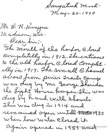 Rube Sewers letter part 1