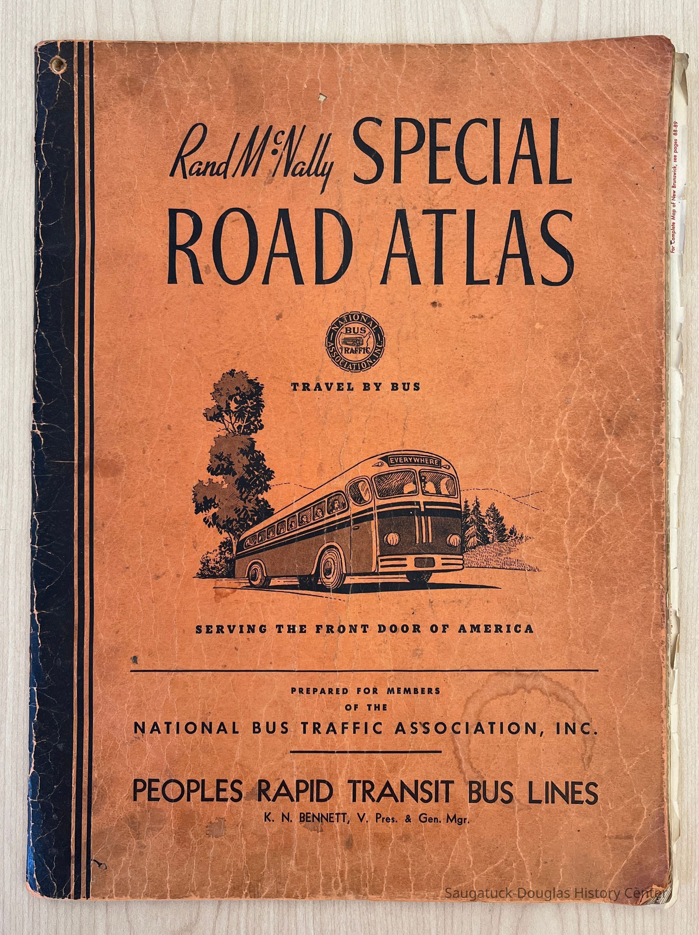 Rand McNally Road Atlas of USA & Canada 1947 picture number 1