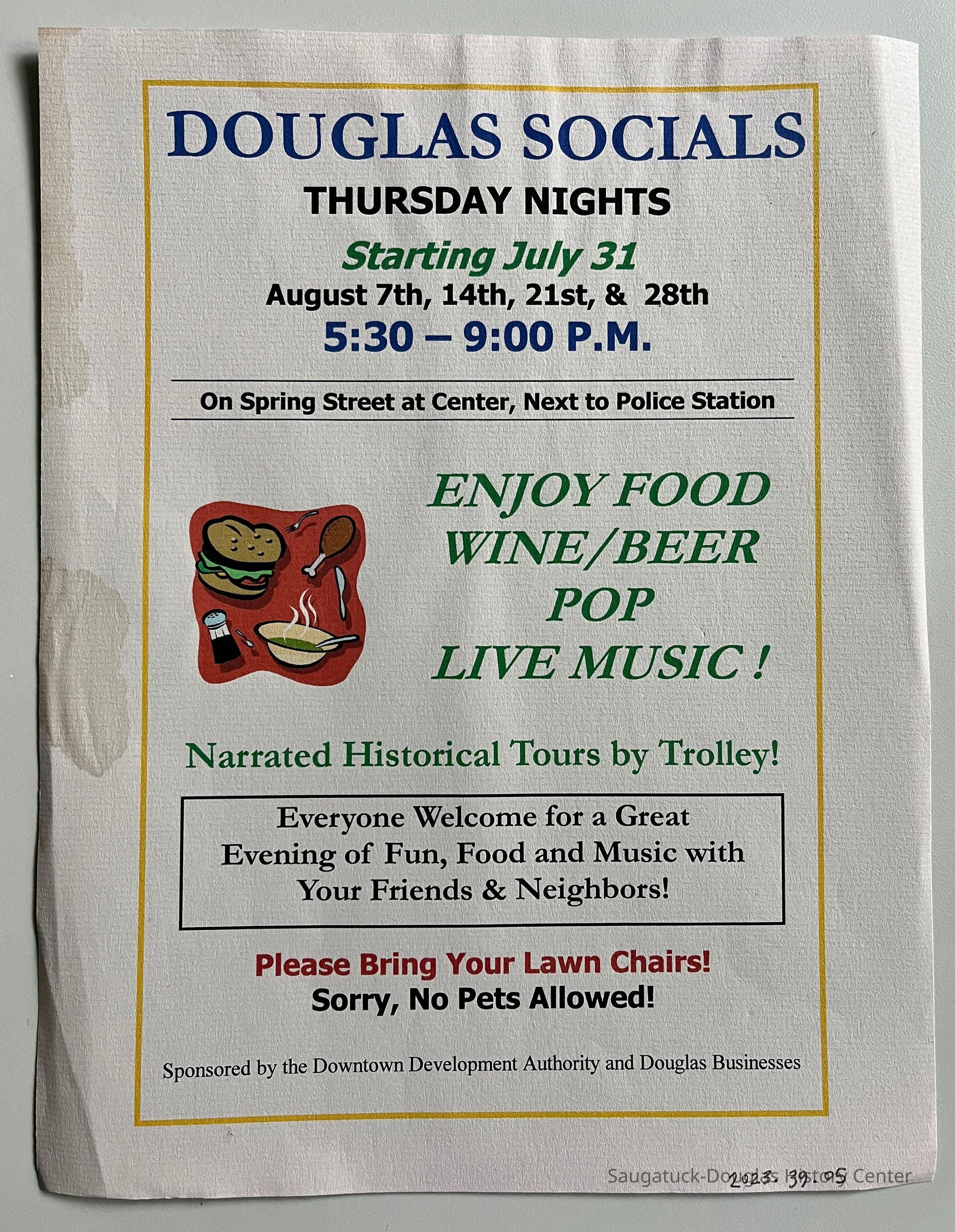 Douglas Social flyer picture number 1