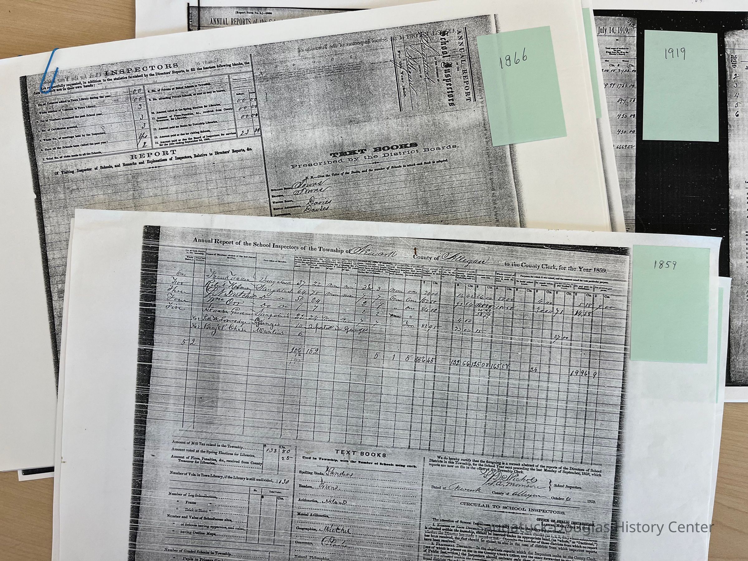 Newark School Inspectors Annual Report 1859-1931 picture number 1