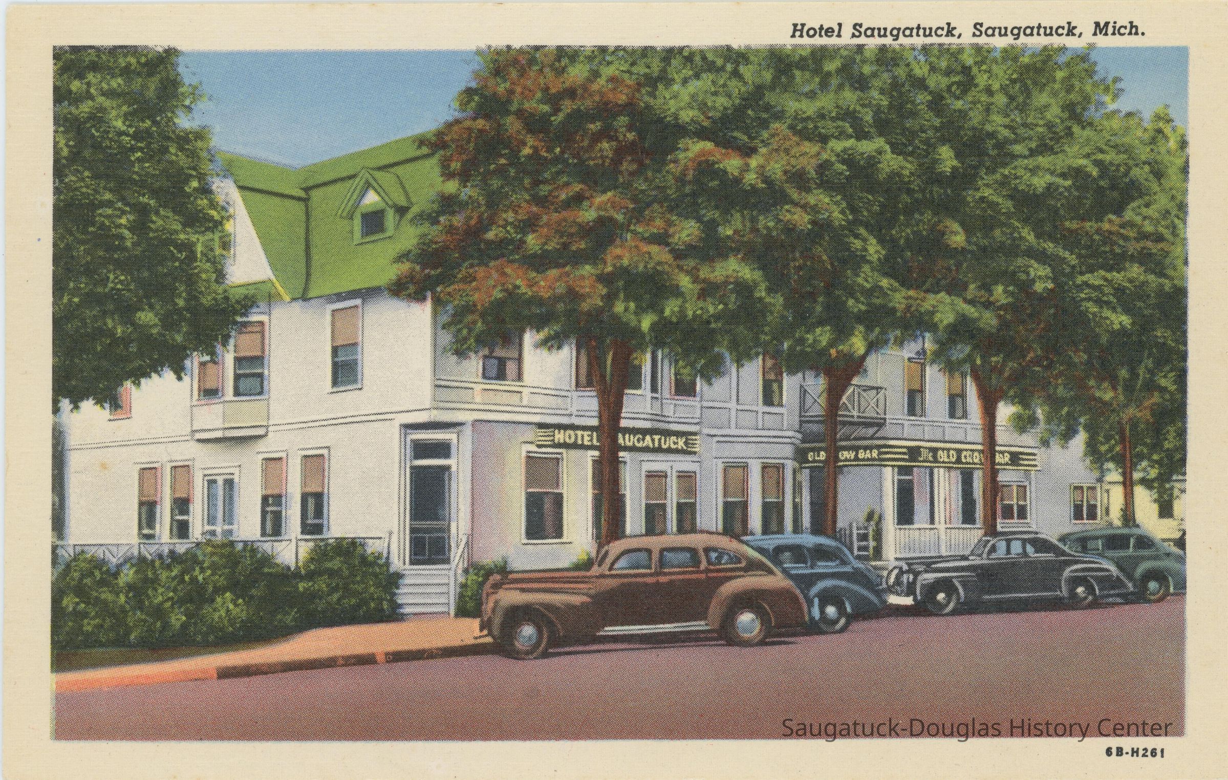 Hotel Saugatuck, Saugatuck, Mich. Postcard