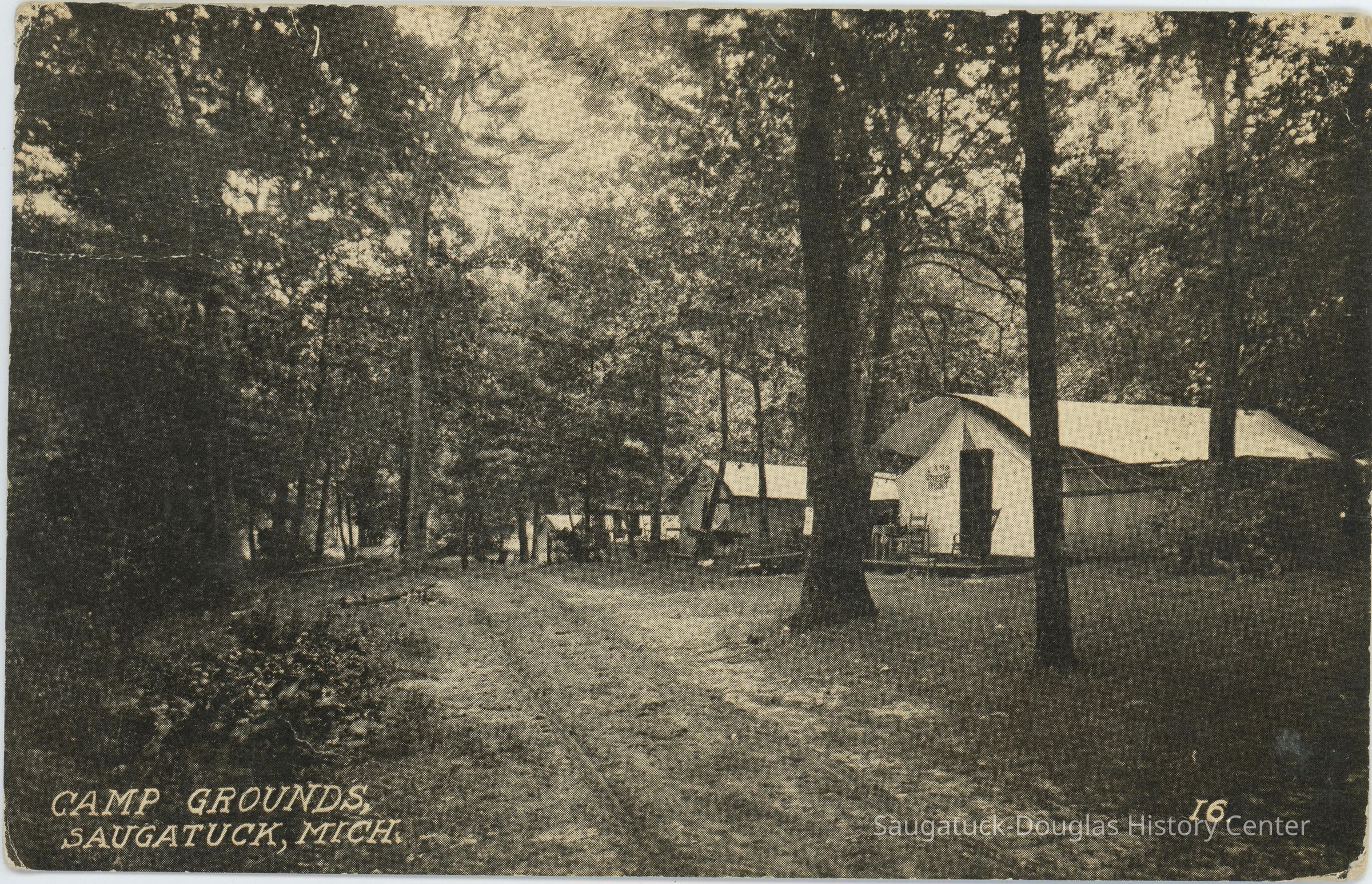          Camp Grounds Postcard
   