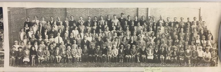          High School and Graduating Class, circa 1945 picture number 1
   