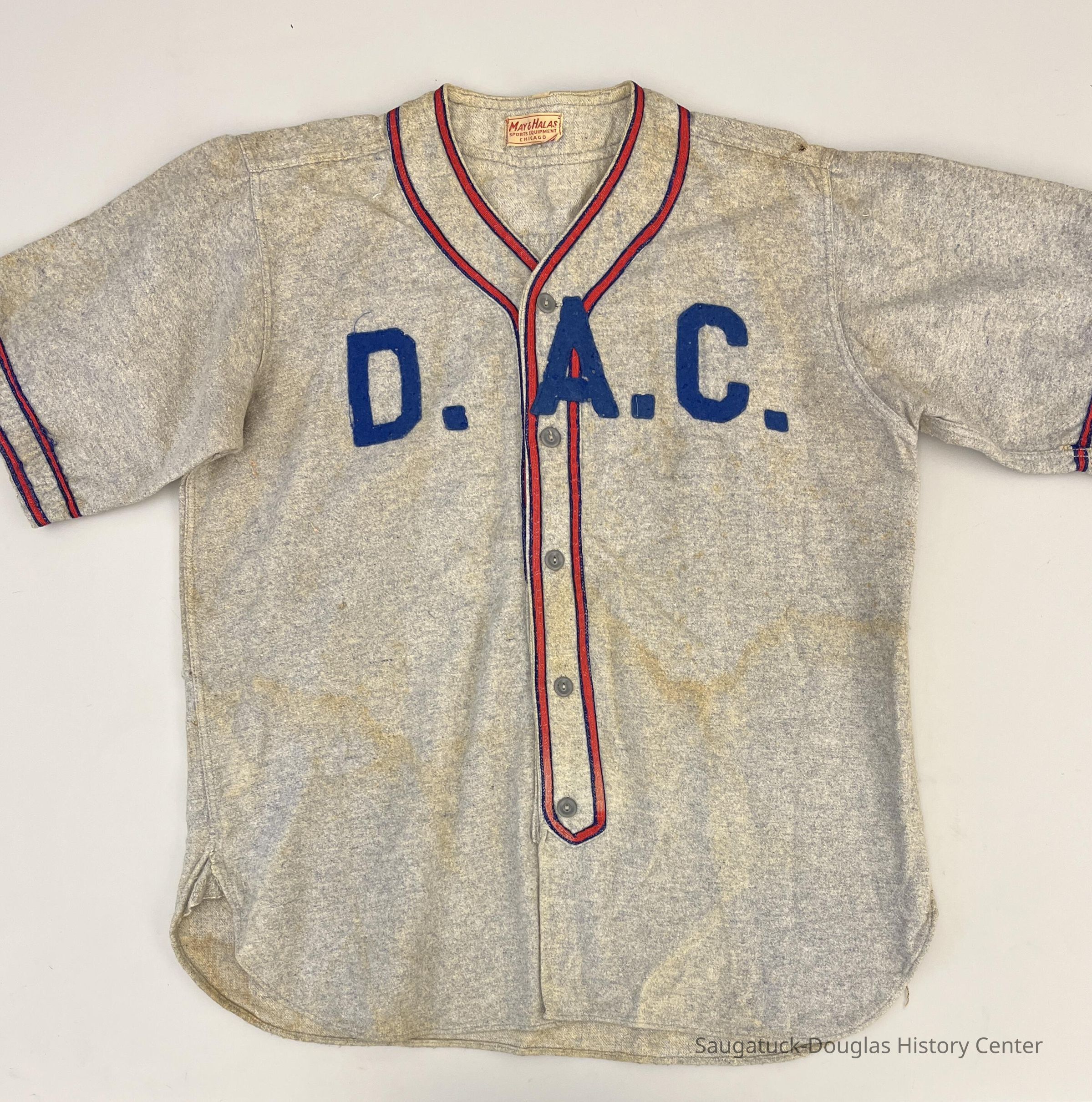 Douglas Athletic Club baseball jersey 6 front