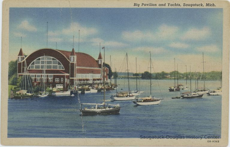          Big Pavilion and Yachts Postcard
   