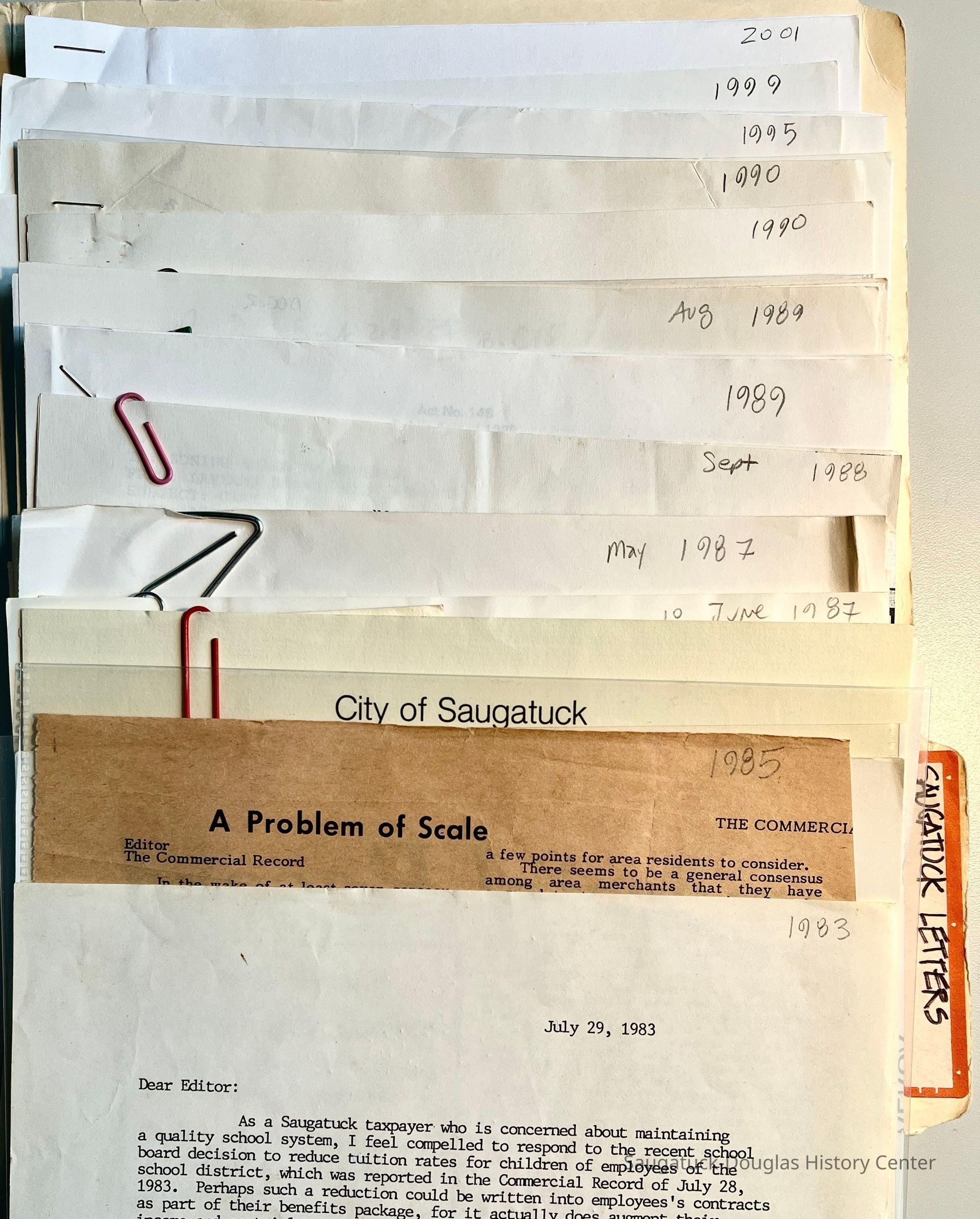          Schmiechen/Carls letters picture number 1
   