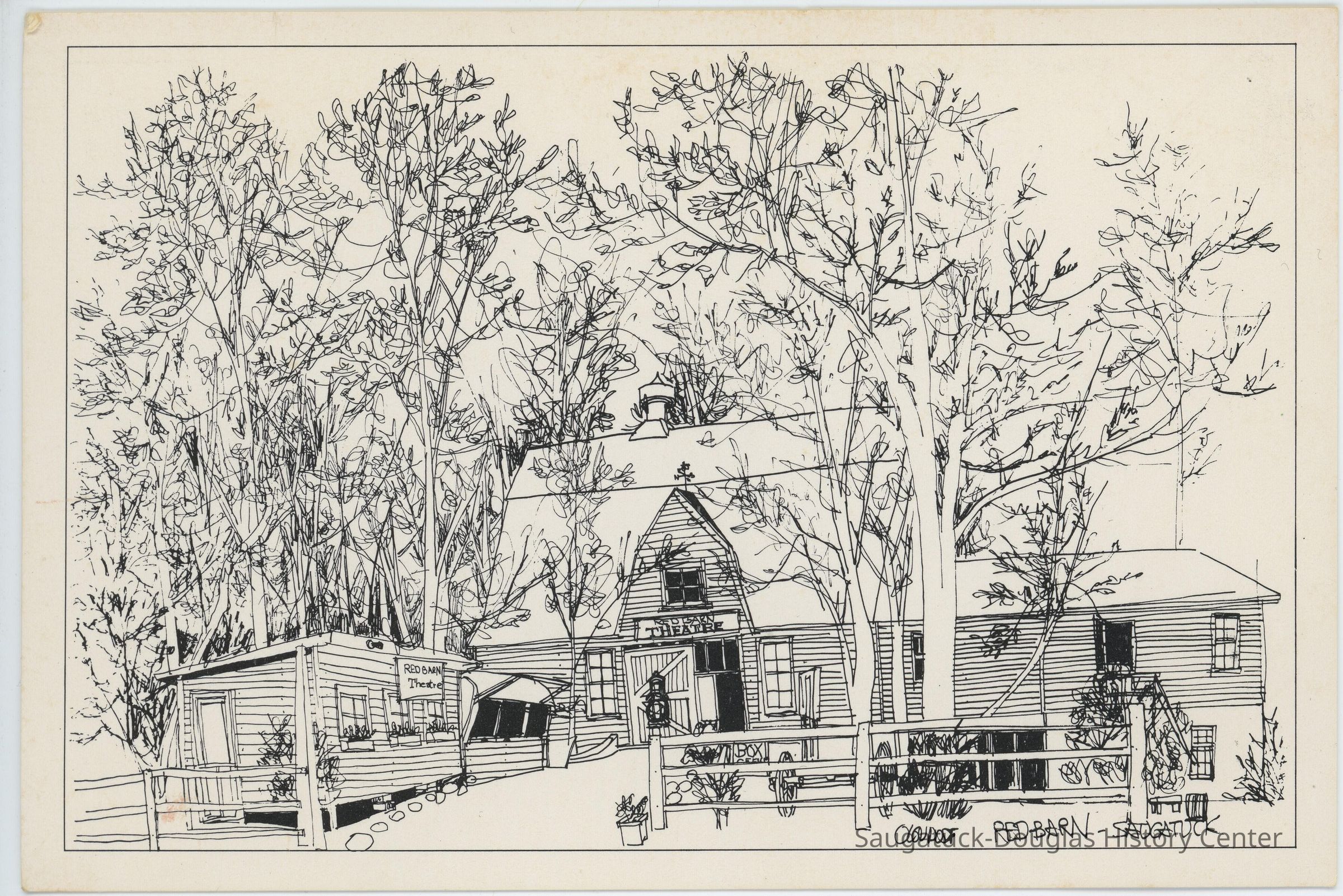 Red Barn Theatre Postcard