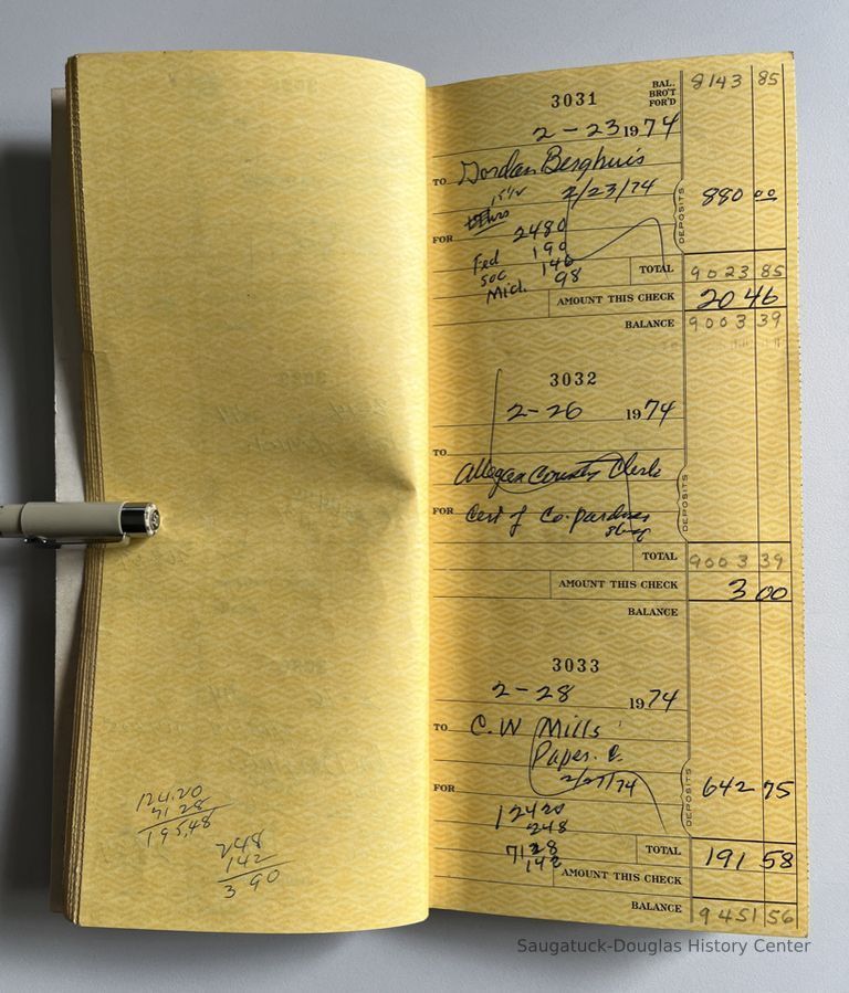          Checkbook register stubs picture number 1
   