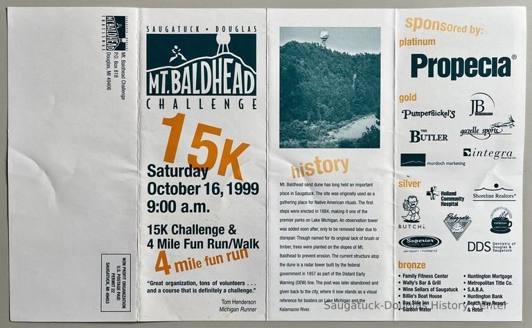          Mt. Baldhead Challenge entry form 1999 picture number 1
   