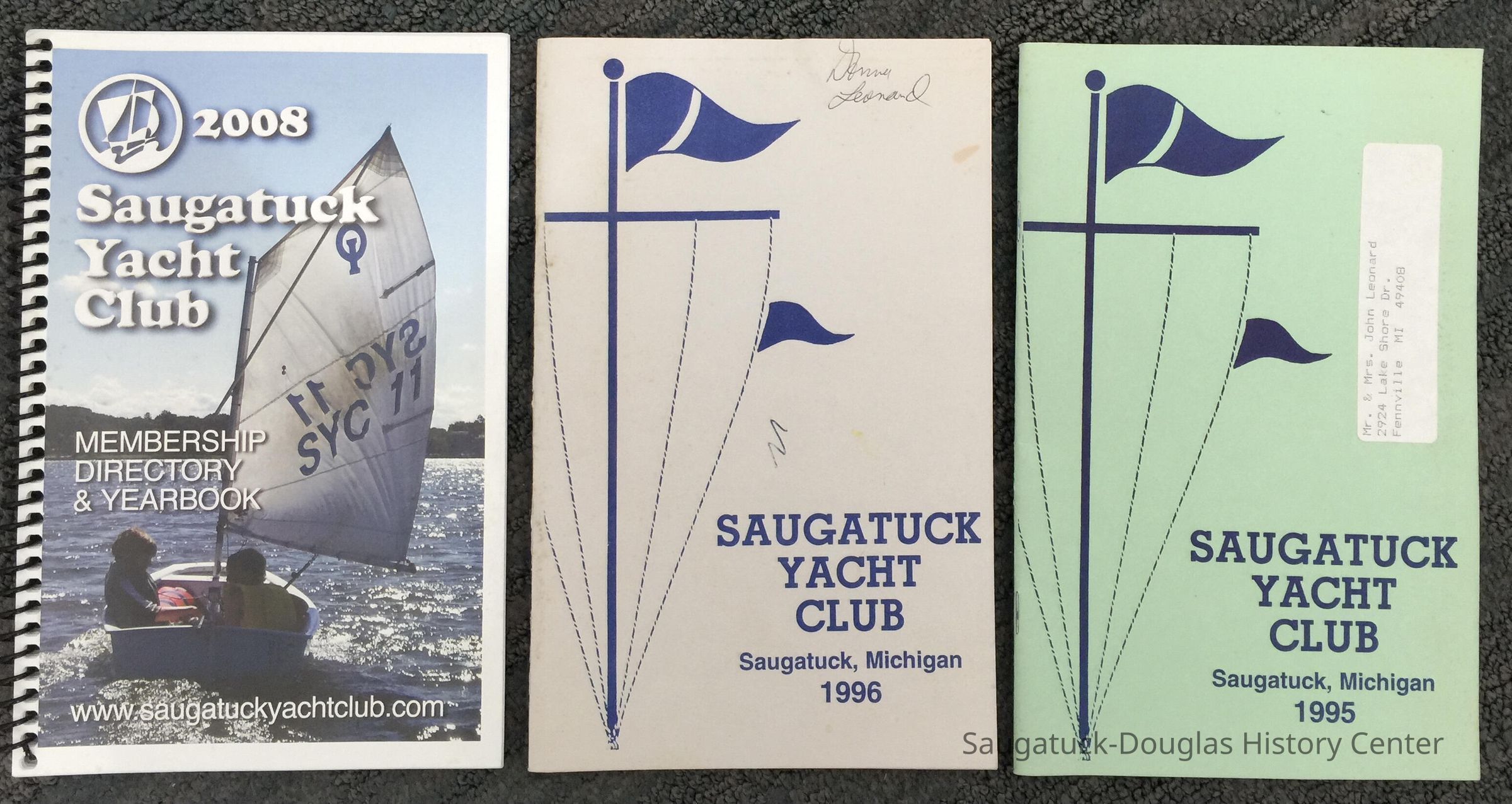 Saugatuck Yacht Club Membership Directory and Yearbook picture number 1