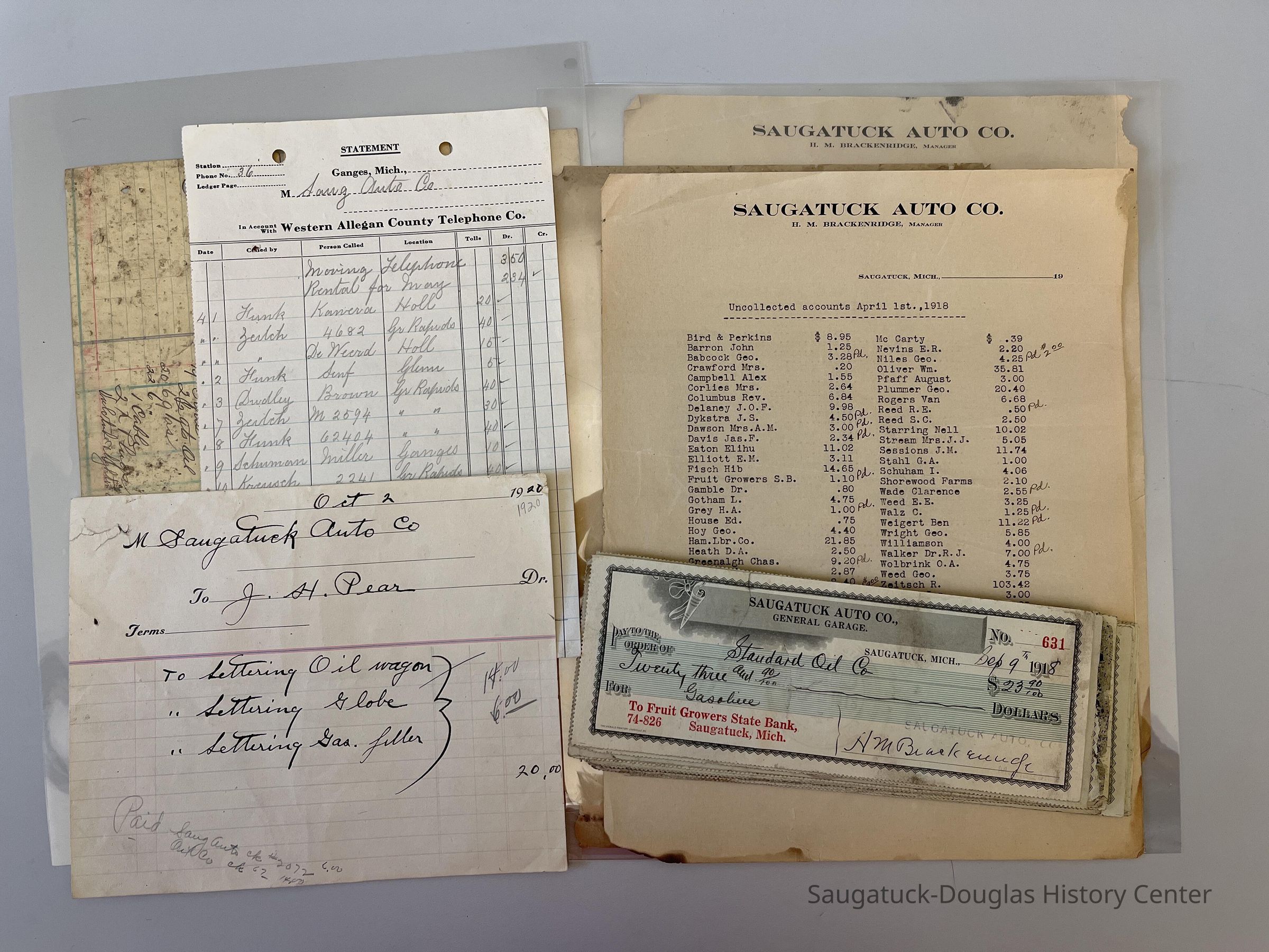 Saugatuck Auto Company business records picture number 1