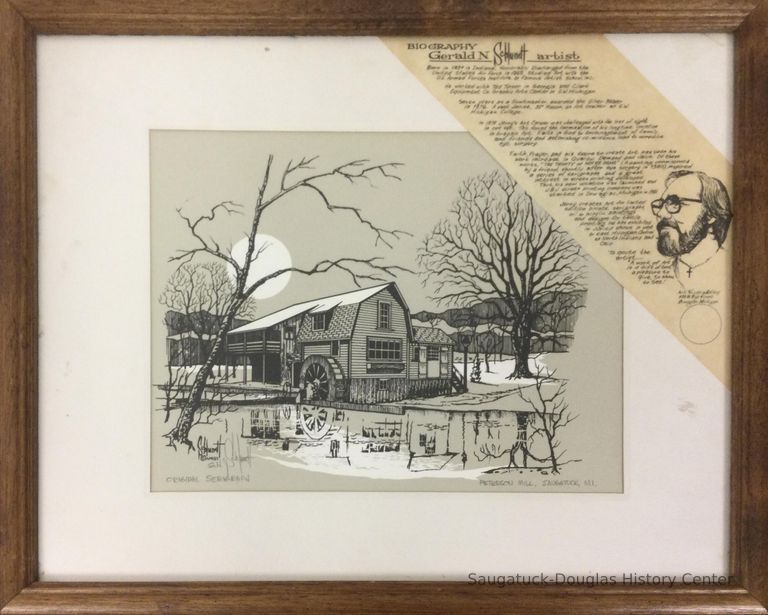          Screen print of the Peterson Mill
   