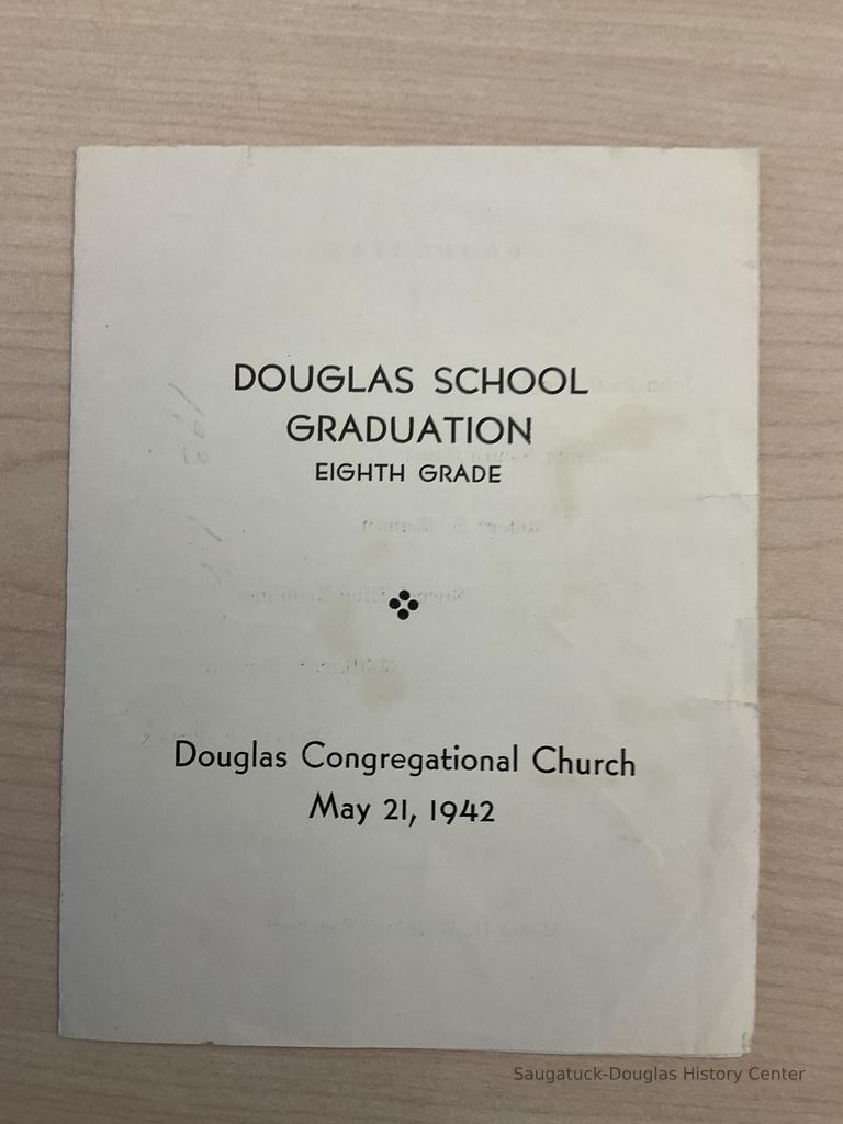          Douglas School Graduation Eight Grade, May 21, 1942 picture number 1
   